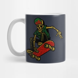 Skateboarding Skeleton Roller Skate Fans Gift Mug